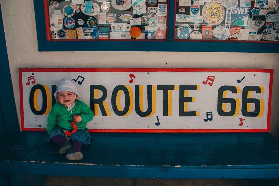 Travelling along Route 66 with kids in the US