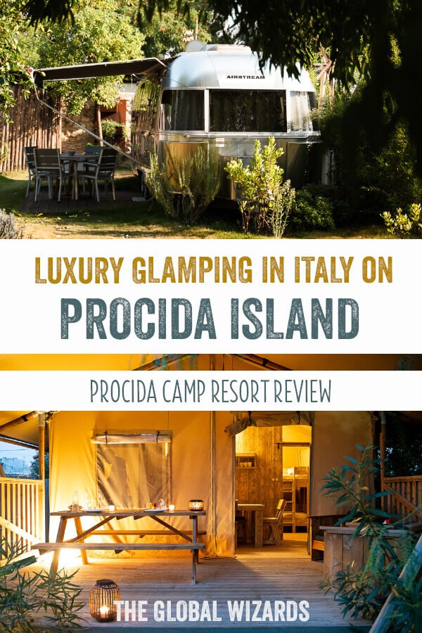 Luxury glamping italy procida camp resort review island
