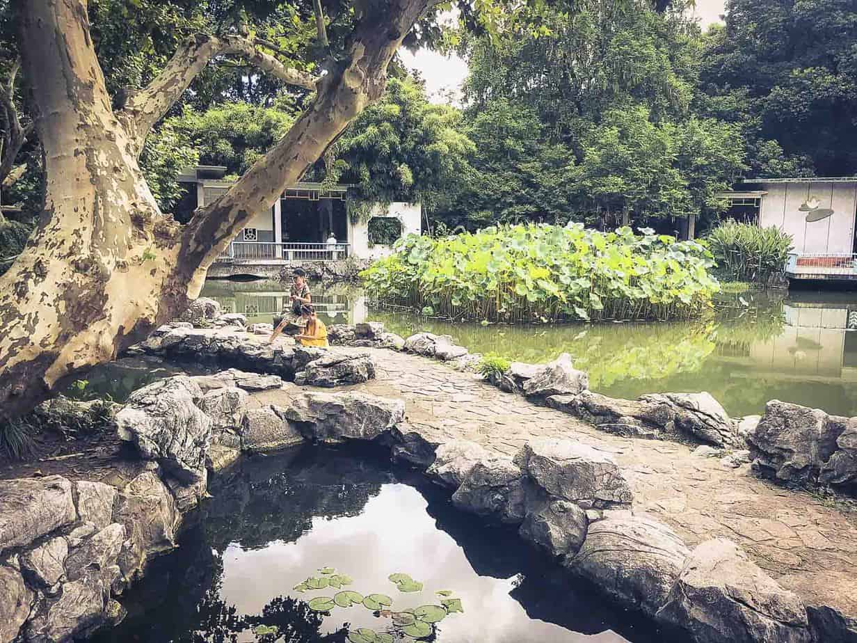 Park French Concession Shanghai China