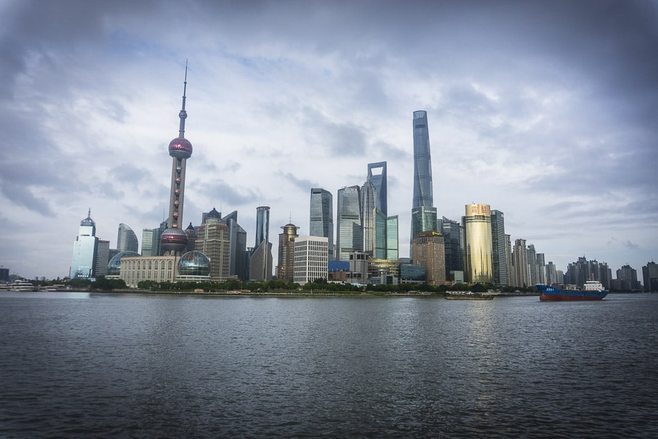Pudong Skyline Shanghai China