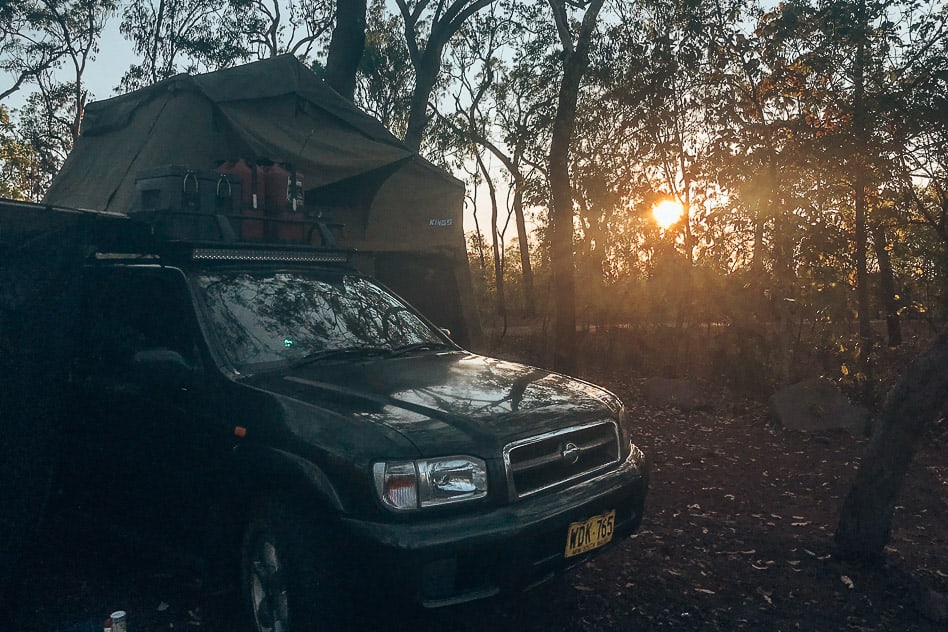 Litchfield National Park 4WD with rooftop tent