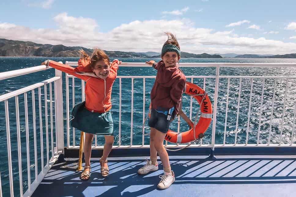 Ferry Southern Northern Island New Zealand Kids