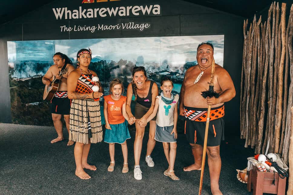 Maori Haka Village New Zealand Family Tour