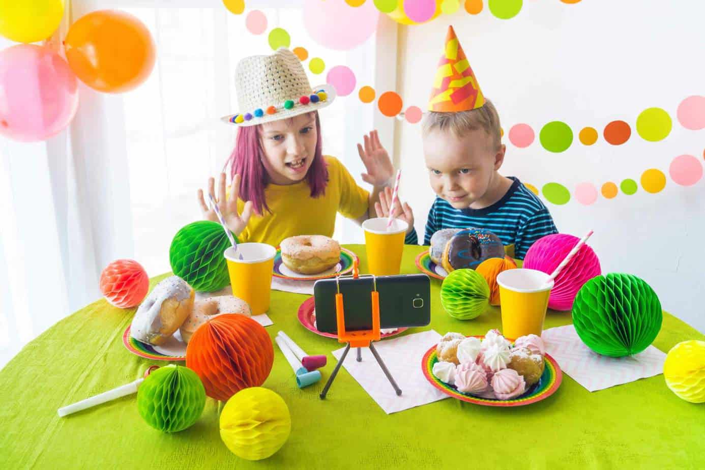 Virtual kids birthday party activities