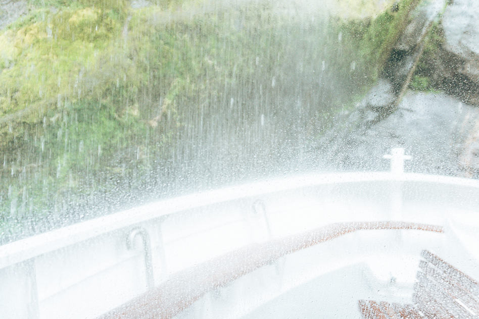 Waterfalls Wet Cruise Milford Sound New Zealand