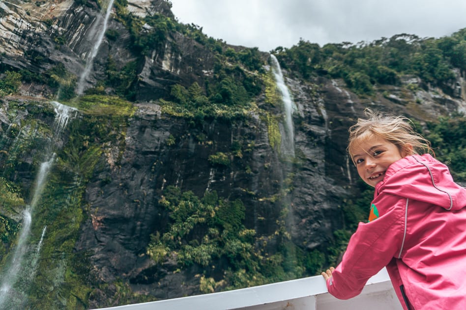 Waterfalls Cruise Milford Sound Nature New Zealand