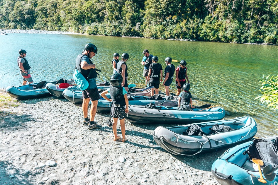 Safety Briefing Kayak Trip Pelorus Eco Adventures