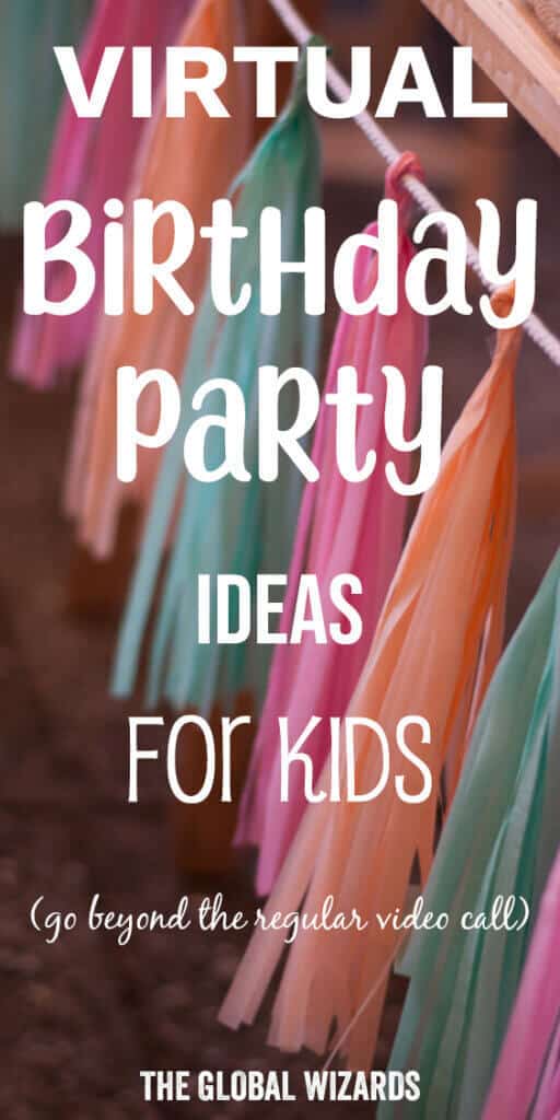 Amazing ideas to organise a virtual birthday party for kids