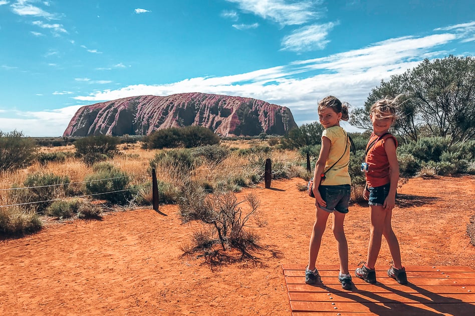 Uluru Familie Yuna Hanne Ayers Rock Trip Australië