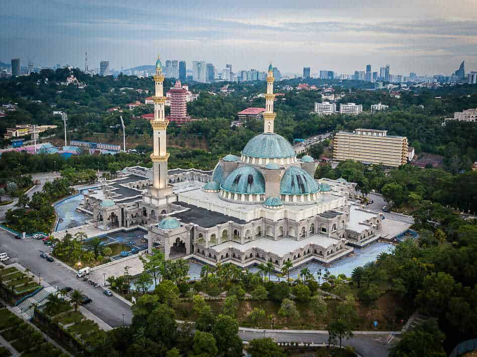 Kuala Lumpur Drone Federal Territory Mosque
