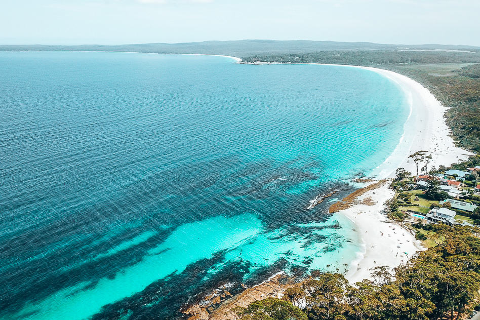 Jervis Bay Drone White Beaches Australia