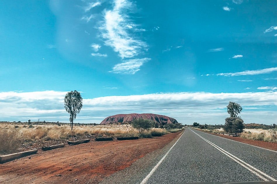 Uluru Ayers Rock Road Outback Australia