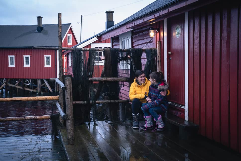 Traditionele Rorbu-hutten Accommodatie in Svinøya Rorbuer