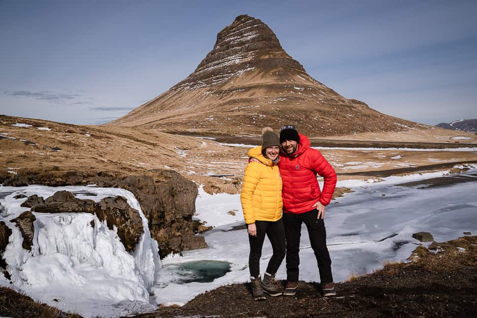 Winter kledij IJsland donsjas