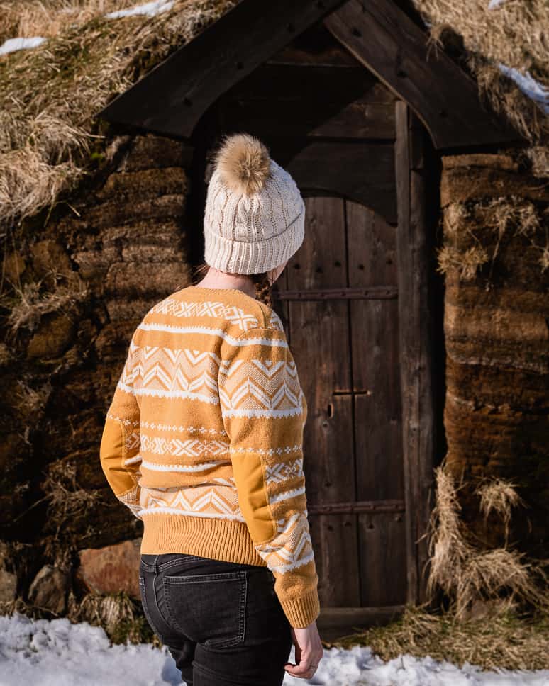 Wool sweater clothing Icelandic Winter