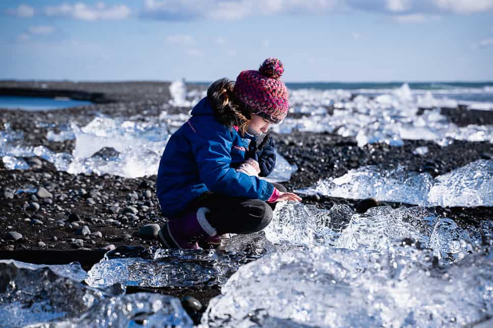 Diamond Beach 7 days in Iceland itinerary