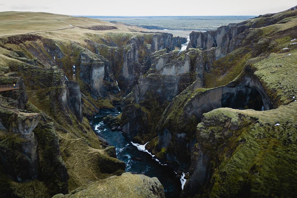 Fjaðrárgljúfur Canyon een week in IJsland