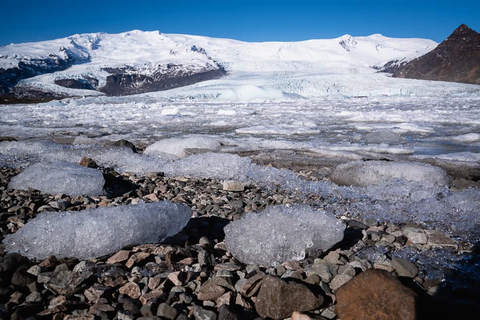 Fjallsárlón gletsjer Zuid IJsland rondreis