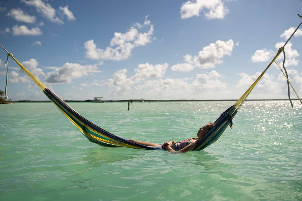 what to do in bacalar - relax in hammock