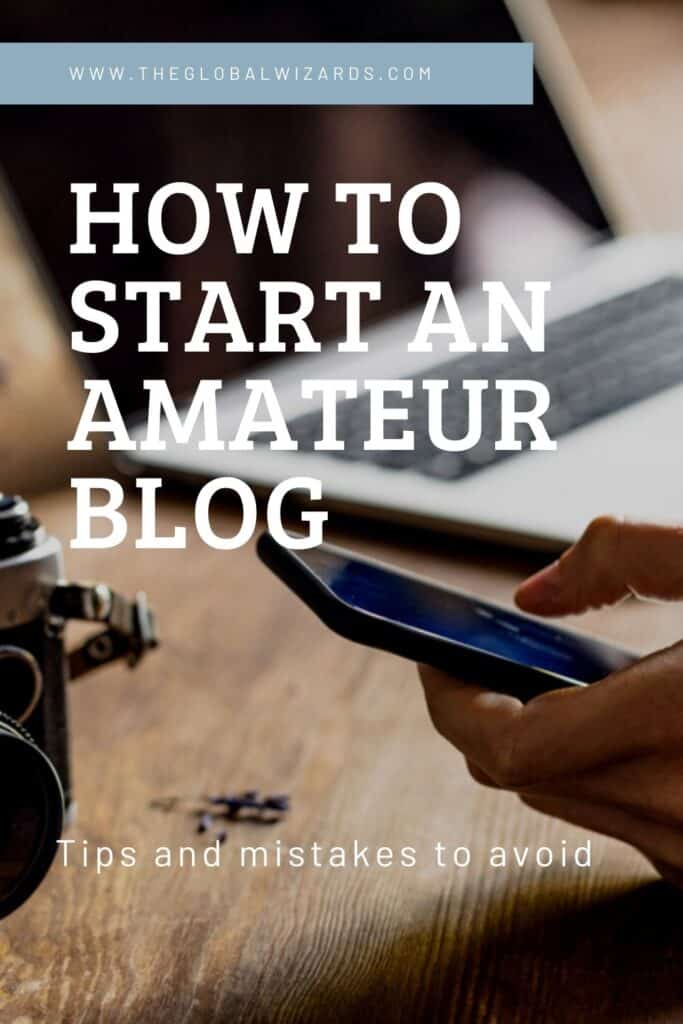 how to start amateur blogs