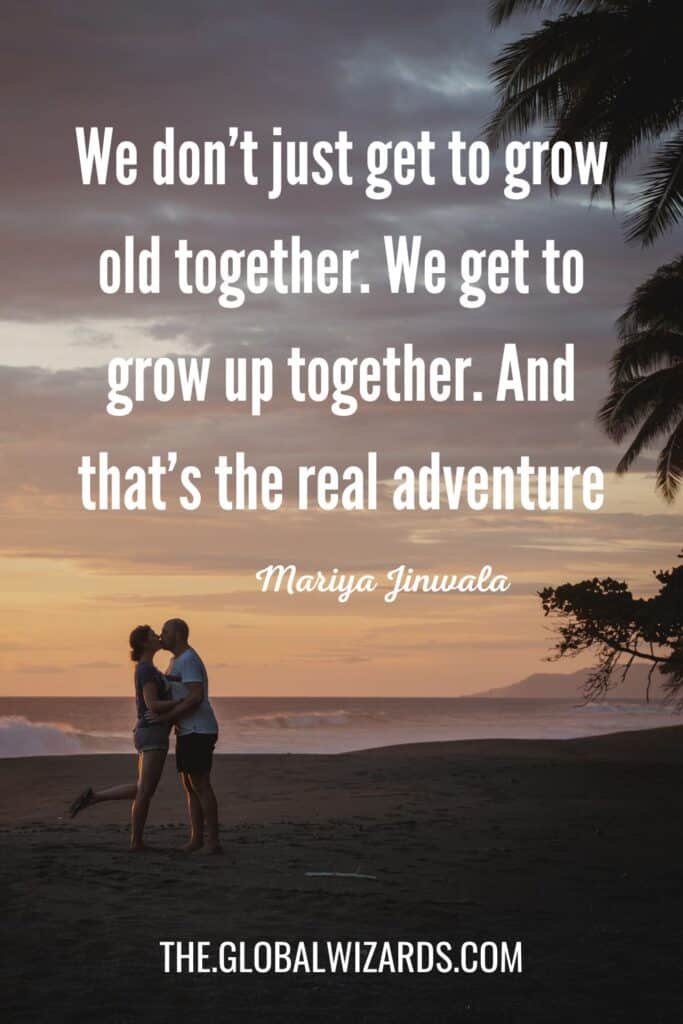 Love adventure captions Instagram Couple quotes Jinwala