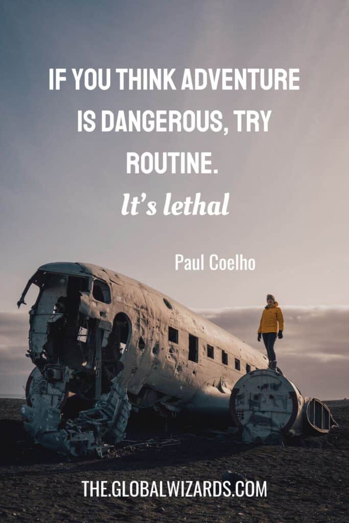 Paul Coelho Adventure quotes Instagram