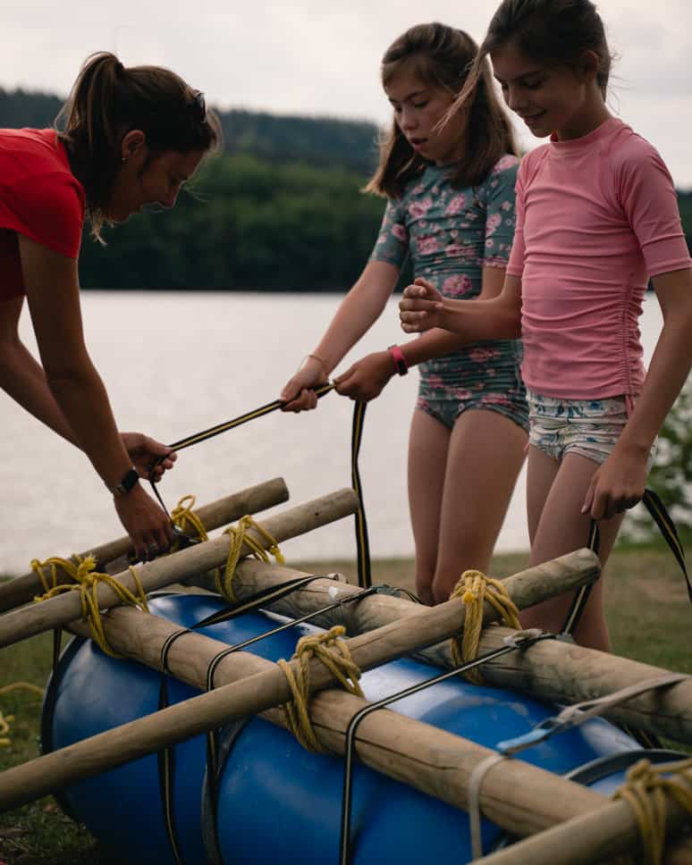 Lac des Vieilles Forges Family Activity  Raft
