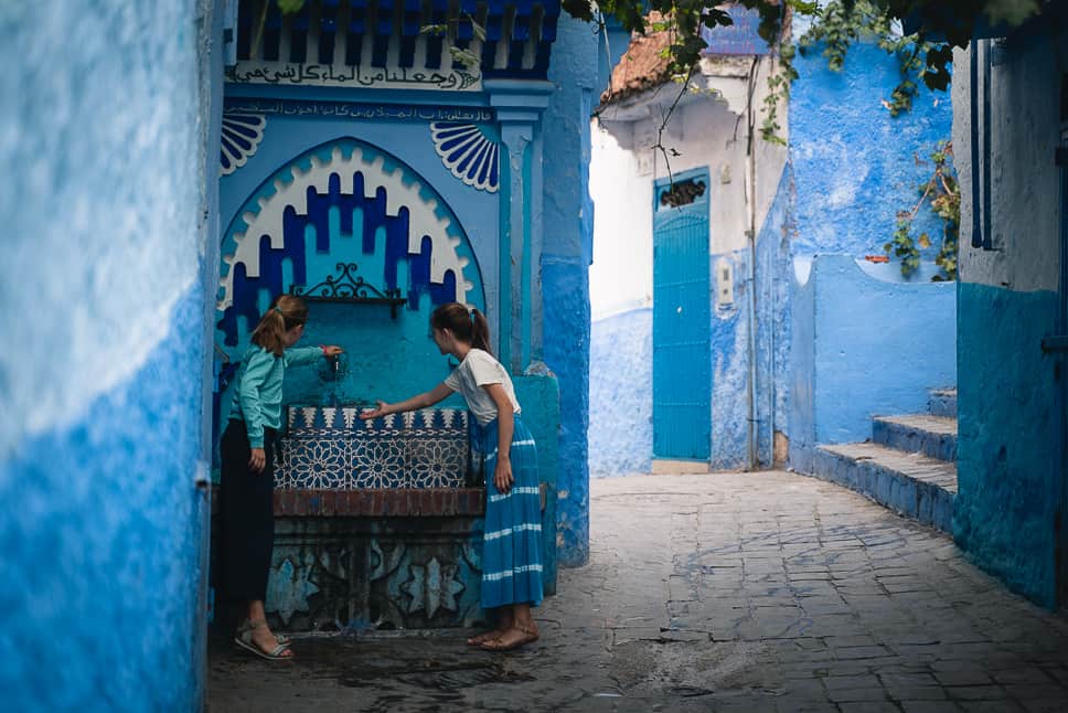 Waarom Chefchaouen blauw Marokko