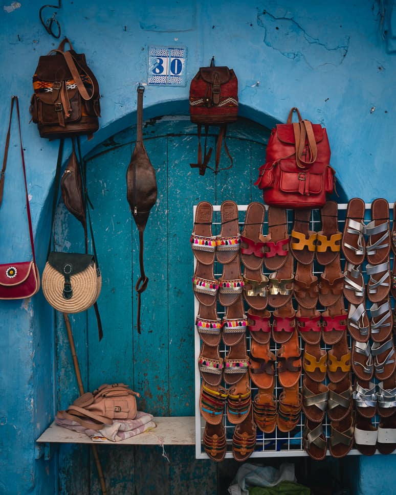 Souveniers Chefchaouen Marokko