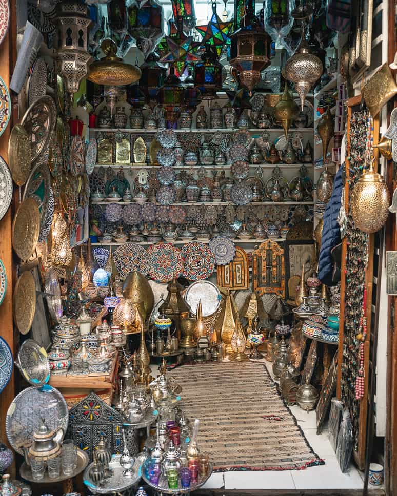 Souks Medina Fes Marokko Reisroute