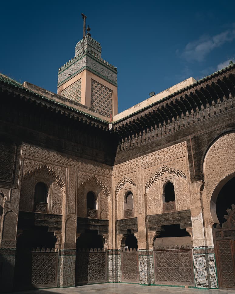 Madrasa Bou Inania Bezienswaardigheden Fez Marokko
