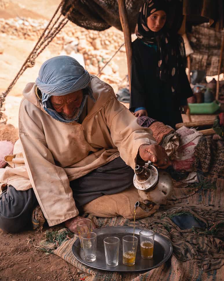 Todra Gorge Nomaden Wandeling Marokko