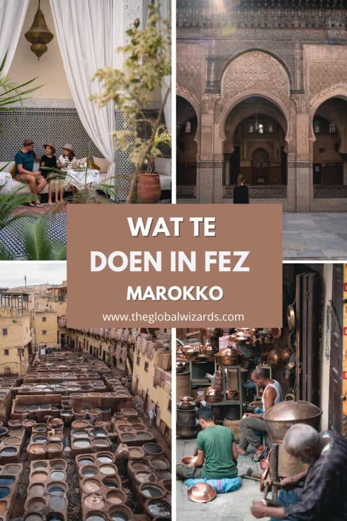 Marokko wat te doen in Fez