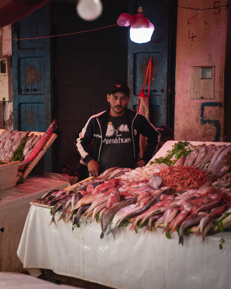 Medina Marokko Vismarkt Essaouira