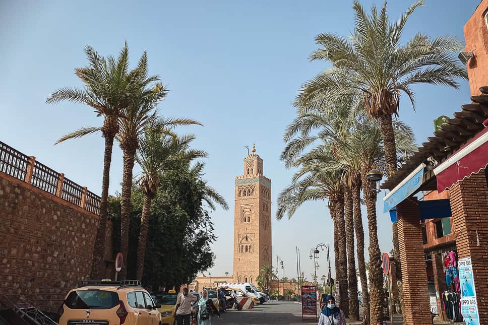 Koutoubia Moskee Bezienswaardigheid Marrakech Marokko