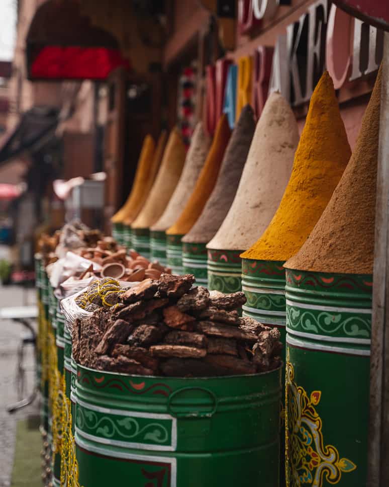 Souks Marrakech koningssteden Marokko