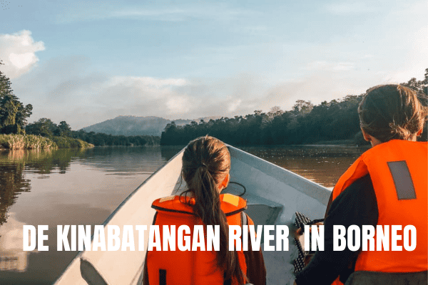 De kinabatangan rivier in Borneo