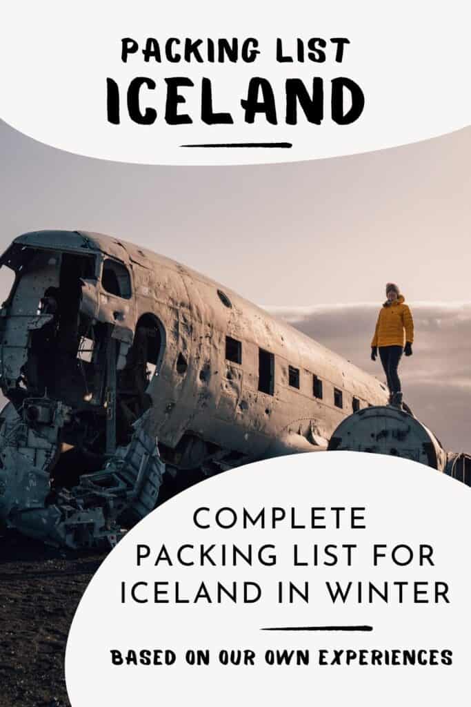 Packing list - what to wear in Iceland