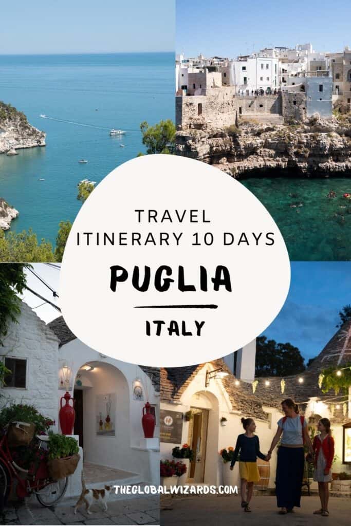 Travel itinerary 10 days Puglia - Italy