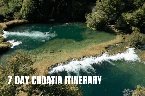 7 day croatia itinerary