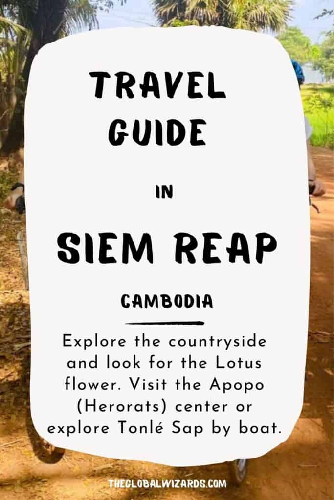 Travel guide Siem Reap Cambodia