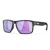 Konlley Floating Polarized Sunglasses, Water Sports Sunglasses for Men and Women, Anti-Seawater Buoyant Sunglasses (Matte Black Frame/Violet Mirrored Lens)