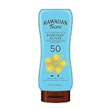 Hawaiian Tropic Everyday Active Lotion Sunscreen SPF 50, 8oz | Sunblock, Broad Spectrum & Oxybenzone Free Sunscreen, Water Resistant
