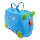 Trunki Ride-On Kids Suitcase | Tow-Along Toddler Luggage | Carry-On Cute Bag with Wheels | Kids Luggage and Airplane Travel Essentials: Terrance Boy Blue