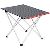 Sportneer Camping Table, Camping Tables That Fold Up Lightweight Camp Table Portable Table Foldable Aluminum Folding Camp Table for Camping Picnic Backpacking Beach BBQ Cooking
