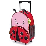 Skip Hop Kids Luggage with Wheels, Zoo, Ladybug