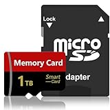 1TB SD Card, High Speed Flash Memory Cards, Large Capacity SD Cards Waterproof 1000GB TF Card with Memory Card Adapter Mainly for Camera/Smartphone (1TB)