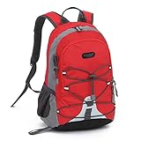 Bseash 10L Small Size Waterproof Kids Sport Backpack,Miniature Outdoor Hiking Traveling Daypack,for Girls Boys Height Under 4 feet (Red)