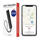 Invoxia Real Time GPS Tracker with 2 Year Subscription NO FEES — For Vehicles, Cars, Motorcycles, Bikes, Kids — Battery 120 Hours (moving) to 4 Months (stationary) — Anti-Theft Alerts, Black
