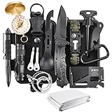 Survival kits 17 in 1, Emergency Survival Gear and Equipment, Cool Gadgets for Men Camping Fishing Hunting Outdoor